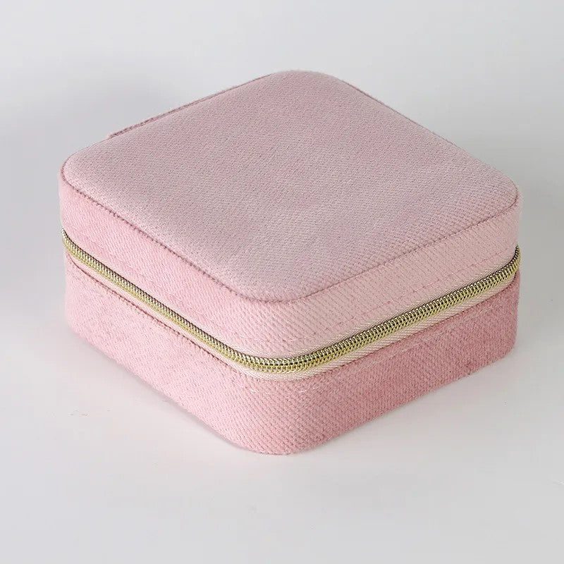 Boîte à bijoux en velours – Pratique et élégante