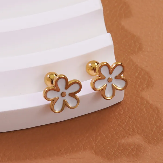 Boucles d'oreilles NOA  enfant – Acier inoxydable doré, délicates et résistantes