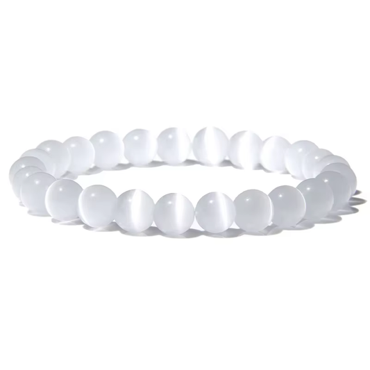 Bracelet boule 8 mm en OPALE – Intuition et créativité