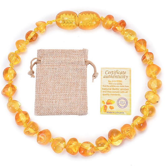 Bracelet pour bébé AMBRE JAUNE