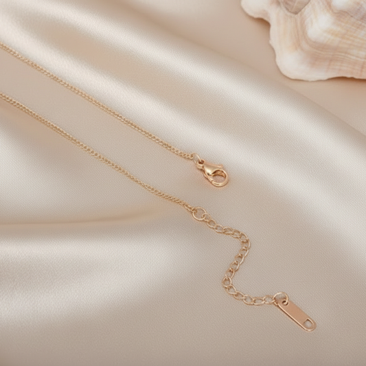 Collier doré en acier inoxydable à chaîne maille gourmette ultra fine, bijou minimaliste